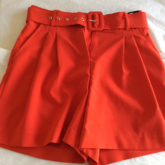 New York & Company Pants - 7th Avenue Red Bermuda Shorts 139E